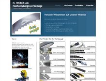 Tablet Screenshot of h-weber.ch